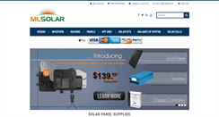 Desktop Screenshot of mlsolar.com